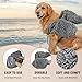 Puomue Microfiber Dog Towels for Drying Dogs, Super Absorbent, Soft and Quick Drying Pet Grooming Towel, 31Inch X 13Inch, Perfect Pets' Shower & Bath Supplies for Dog and Cat, Machine Washable, Grey