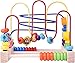 Wooden Beads Maze Roller Coaster Educational Toys for Toddler Kids Baby, Around...