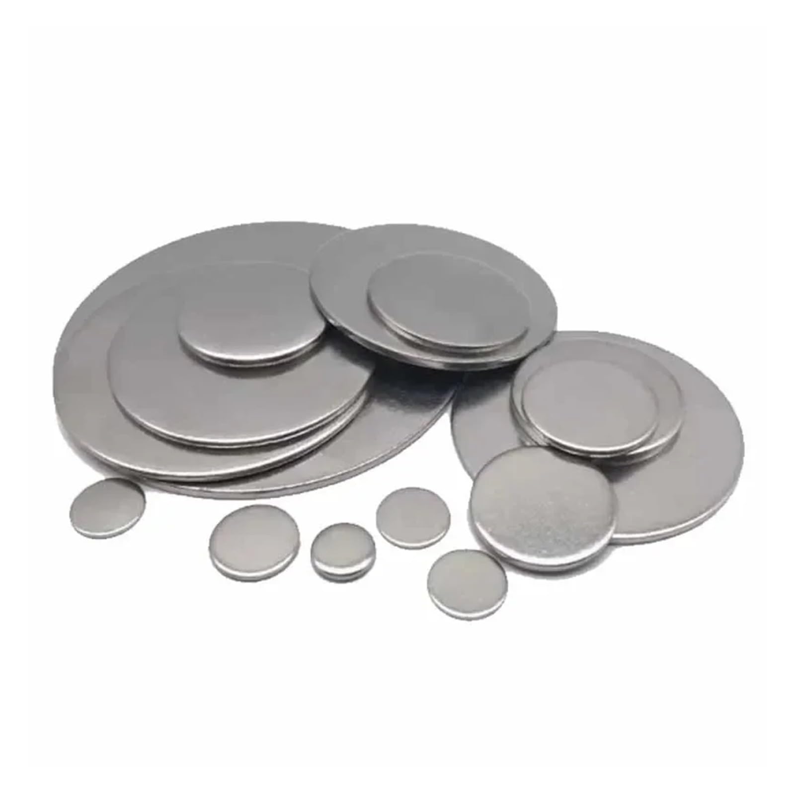 Lamiera tonda piatta in acciaio inossidabile, Set di dischi in acciaio inossidabile spessore 1-4 mm diametro 6-80(2.5mm,80mm(1Pc))
