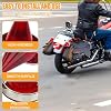 Smoke Bullet Turn Signal Light Lens Cover Fit for Harley Touring Road Glide Road King Electra Glide Tour Glide Heritage with 3-1/4'' Flat Turn Signals,NOT Fit for LED (Red)