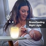 Elecstars - Touch Night Lamp with Bluetooth Speaker, Dimmable Color Night Light, Outdoor Table Lamp with Smart Touch Control, Best Gift for Men Women Teens Kids Sleep Aid