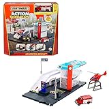 Der Hubschrauber startet vom Landeplatz und eilt anderen Fahrzeugen (separat erhältlich) zu Hilfe, wenn diese in Not sind. Gemeinsam kehren sie zum Hubschrauberlandeplatz zurück, wo das Fahrzeug durch eine Falltür ins Krankenhaus gelangt, um dort behandelt zu werden