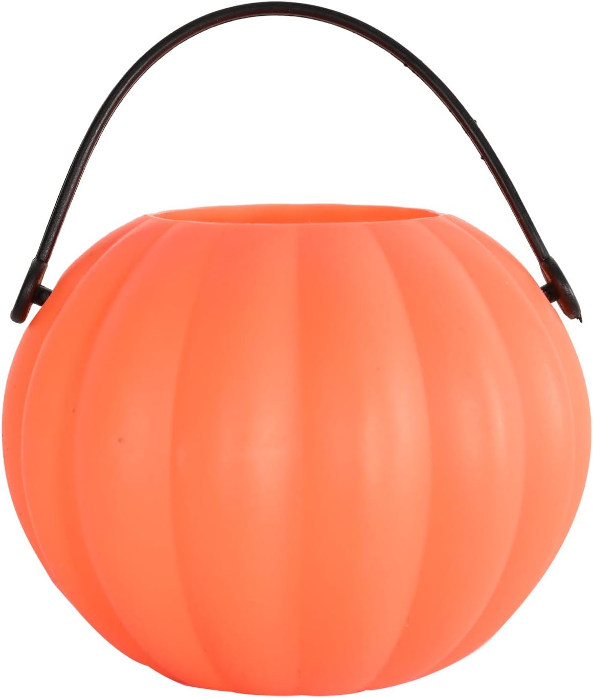 Beistle Mini Plastic Pumpkin Buckets – 12 Pack, Small Orange Jack-O’-Lantern Pails with Handles, Halloween Candy Containers & Tabletop Décor, Trick-or-Treat Accessories for Haunted House, 3" x 2¾" image 2