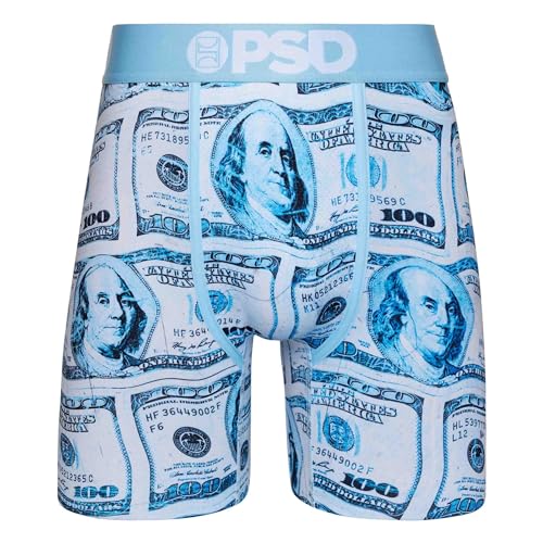 PSD Men's Boxer Briefs - Blue Bens, 7 Inch Inseam, Moisture-Wicking, 4-Way Stretch, Boxer Briefs for Men, X-Large2