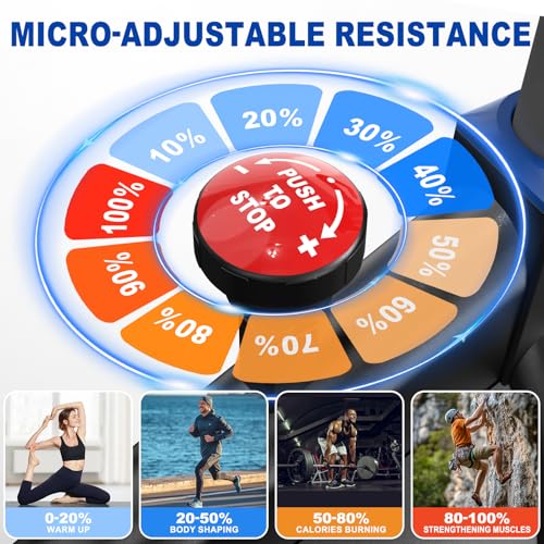 FYSIQ Hometrainerfiets met 300 WATT Weerstandsmoment, 4-voudig volledig verstelbare Ergometer Hometrainerfiets, Indoor Fitnessfietsen met RPM-weergave, Grote Tablethouder, belastbaar tot 150KG - Afbeelding 5