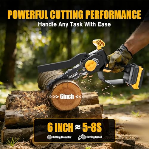 Image of Mini Chainsaw Compatible with DeWalt 20V MAX Battery