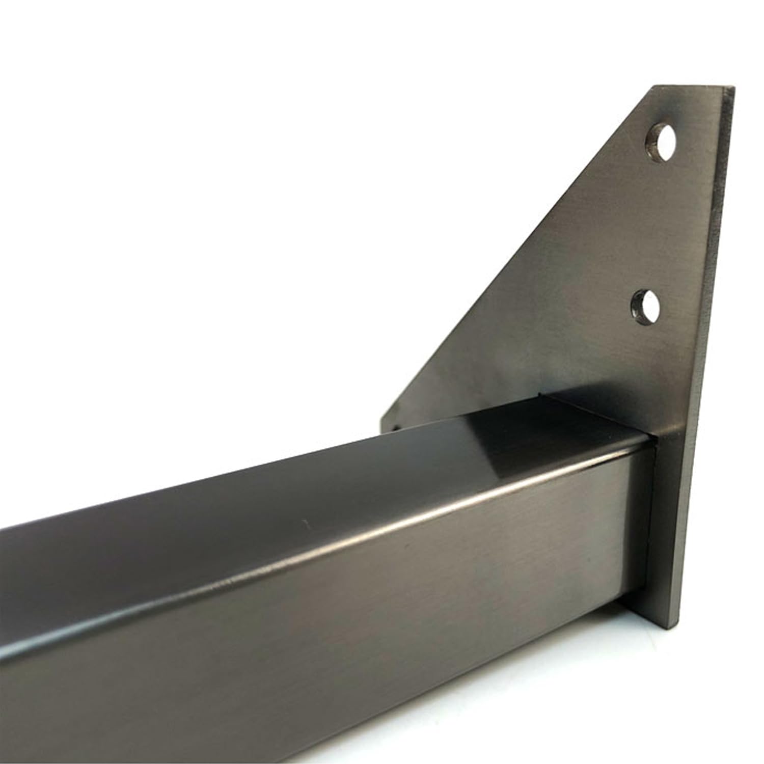 4 Piezas Patas para Muebles Altura Regulables,Pies Ajustables,Piernas para Mesas de Acero Inoxidable,para Muebles Escritorios Sofá Estantes Gabinete,con Tornillos (40cm,Negro-A)
