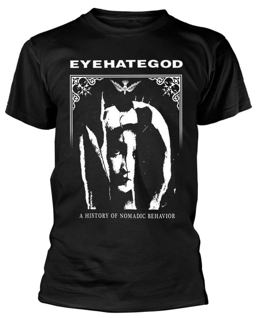 Razamataz Unisex Black Eyehategod 'A History Of Nomadic Behavior' (Black) T-Shirt (As8, Alpha, Xx_l, Regular, Regular)