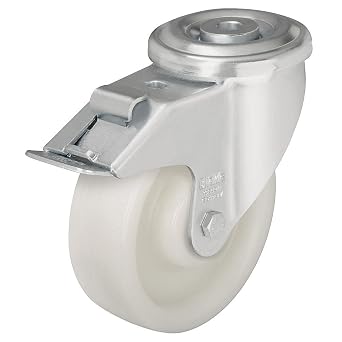 Blickle LKR-SPO 100K-FI Swivel Caster, 3.94" Wheel Diameter, 770 lb. Load Capacity