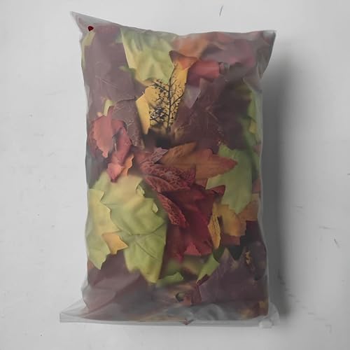 Miniatura 11 de KASZOO Paquete de 2 guirnaldas de arce de otoño con 40 luces LED, guirnalda artificial de follaje de otoño de 5.8 pies/pieza, decoración de otoño