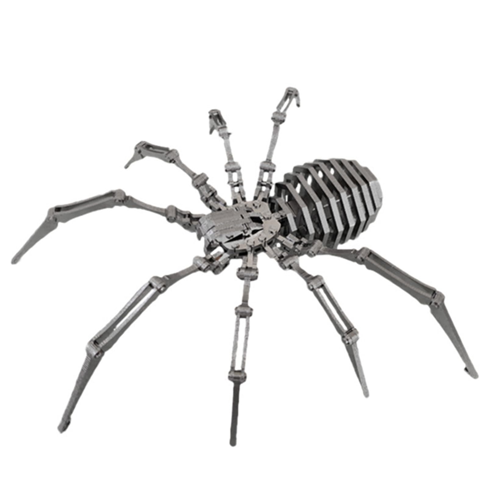 Larcele 3D Metal Mechanical Puzzles for Adults, DIY Assembly Steel Insect Series Metal Jigsaw Puzzles Home Decorations Art Crafts Building Toys KJPZ-02 (Spider King)