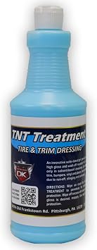 Detail King TNT Tire Gel - Vibrant Car Tire Shine - Tire Dressing and Trim Shine - 32 Oz