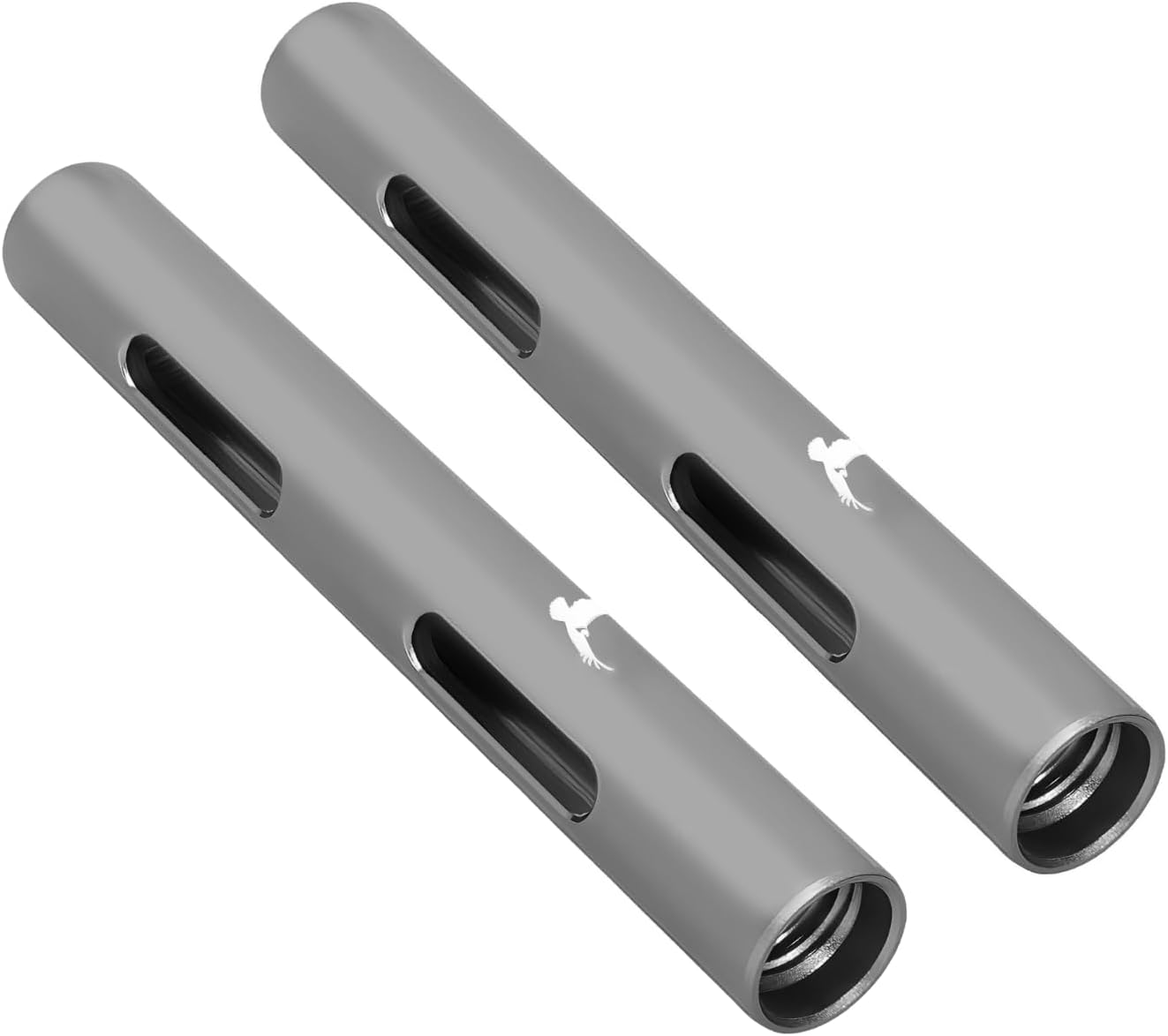 KONDOR BLUE | 8" PPSH 15mm Rod (Threaded) (2-Pack) | Lightweight & Durable for Essential Accessories Like Follow Focus, Matte Boxes, Lens Supports, Camera Rigs + More | Gray