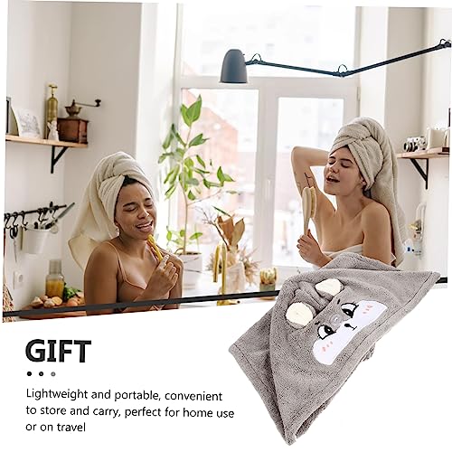 Touca De Cabelo Seco Para Cabelo Toalhas De Banho Para Crianças Lenço De Cabeça Feminino Turbante De