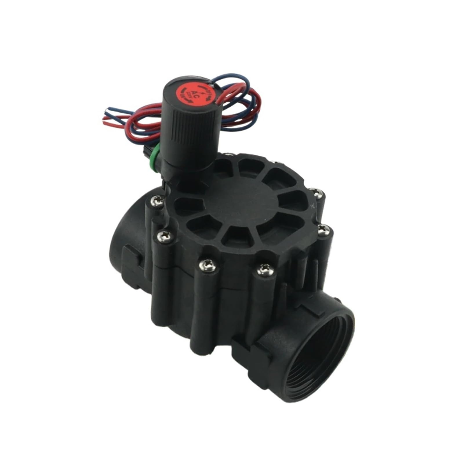 Électrovanne normalement fermée DN20 3/4" AC24V en nylon durable