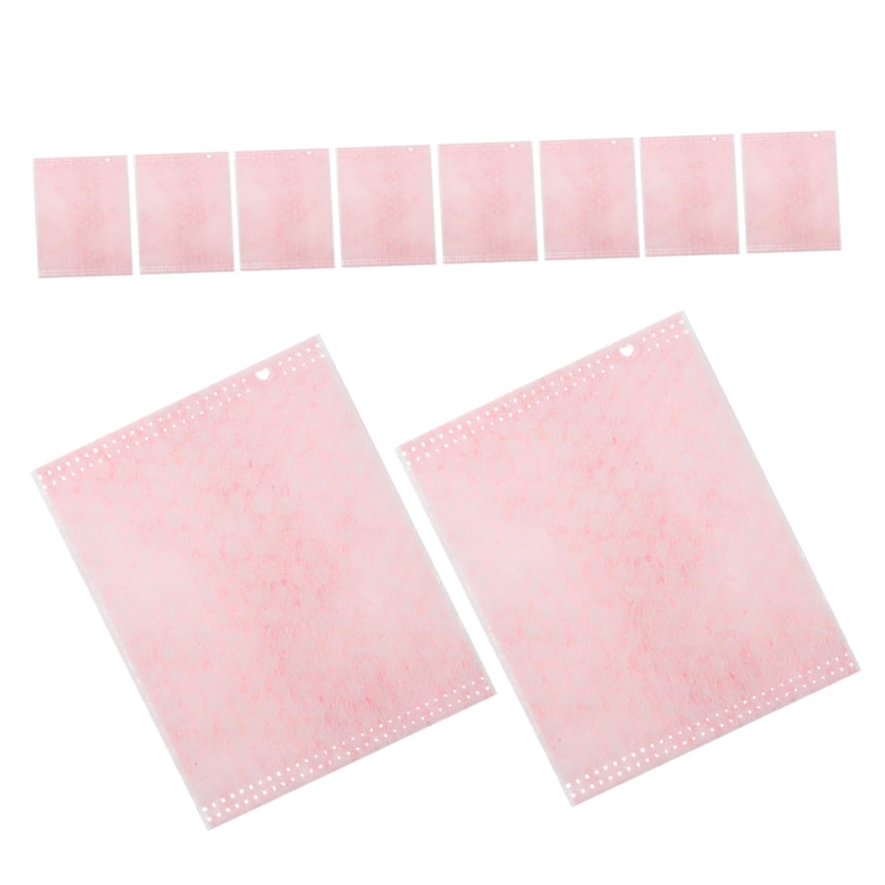 Disques Démaquillants Portables 10 Pièces, Tissu Non Tissé, Texture Douce et Confortable, pour Démaquillage du Visage en Voyage