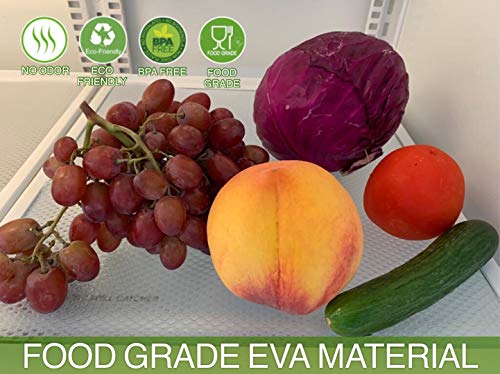 Evaland 18 Inches X 33 Feet Non-Slip Shelf Liner, Eva Kitchen Liner, Non-Adhesive Liner, Original Smooth Shelf Liner, Durable Strong Grip Liner, Stain-Proof Shelf, Drawer, Cabinet Liner #TOP2