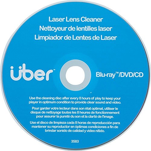 Uber Laser Lens Cleaner, Better Performance for Blu Ray, DVD, CD, PS3, PS4, XBox, Laptop, Desktop, 27311