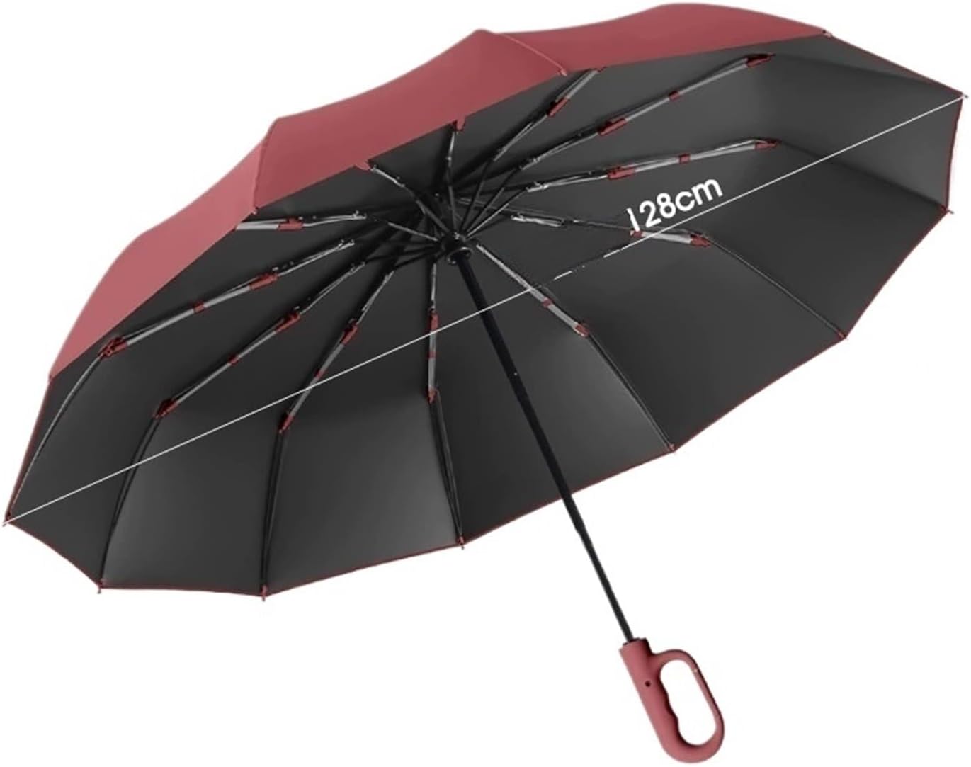 Super Sized 12 Bone Fully Automatic Portable Dual-use Folding Umbrella