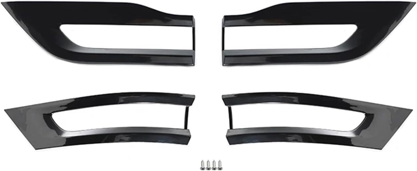 Car Rear Tail Light Lamp Guard Cover Trim Bezel Compatible For Jeep Grand Cherokee 2014 2015 2016 2017 2018 2019 2020 Exterior Accessories(Black)