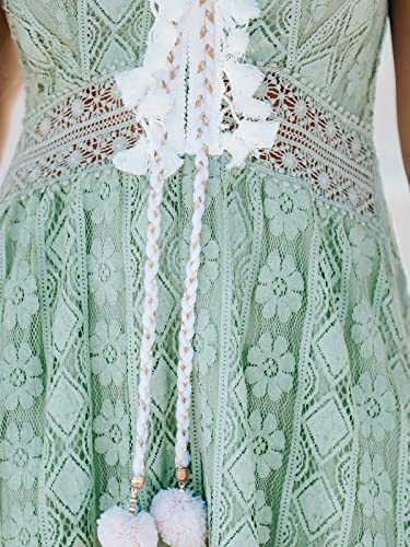 Image of CUPSHE Womens Lace Summer Maxi Dresses 2026 Beach Wear