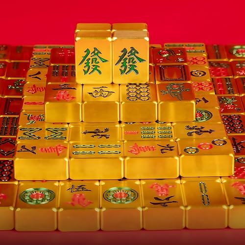 FENGSHUI-CAISHEN Top Brass Mahjong Tile Set miniatura 5