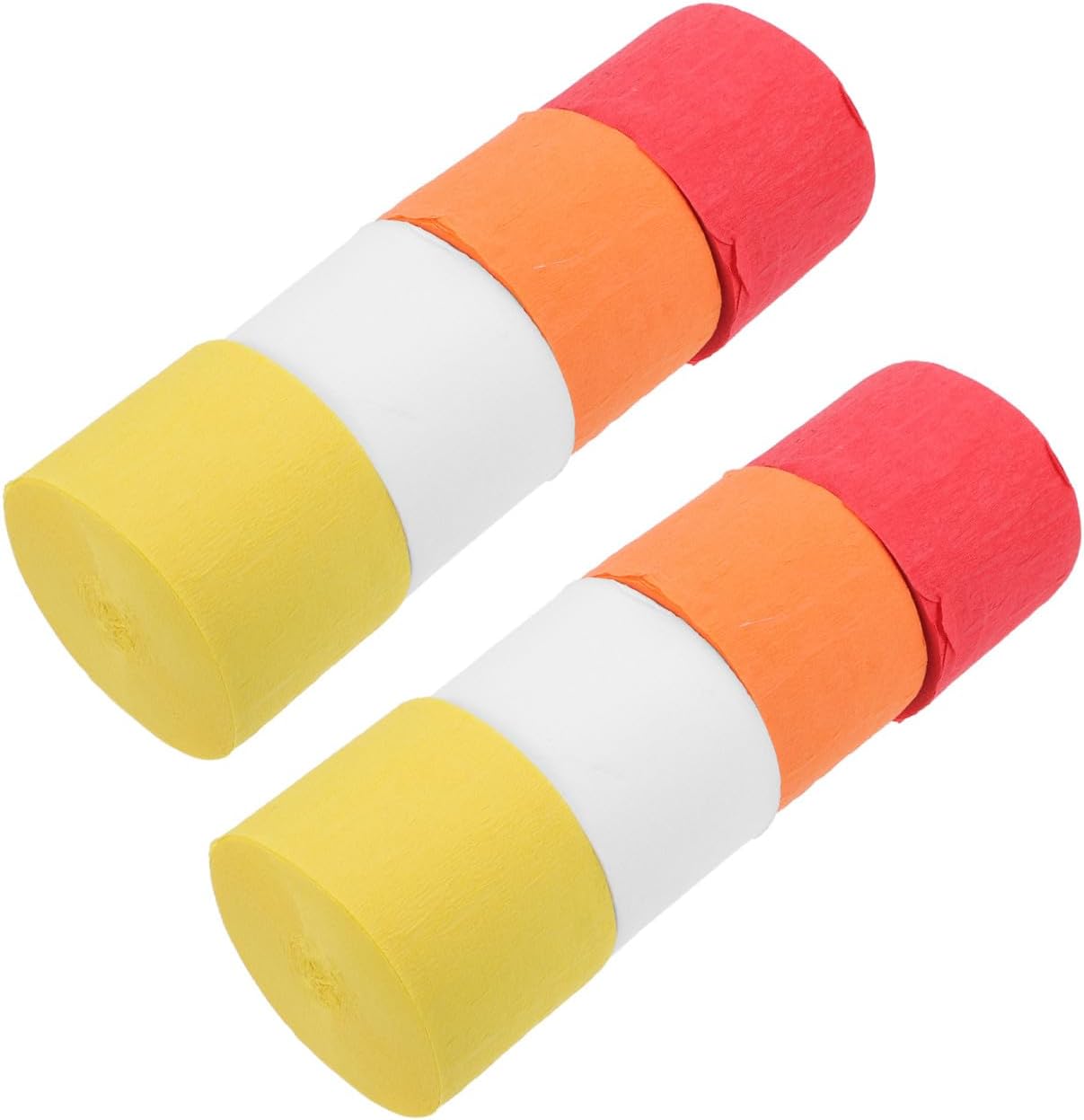 TEHAUX 16pcs Crepe Paper Streamers for Birthday Wedding and Halloween Decorations Vibrant Colors for Party Backdrops Crafts and Art Projects for Celebrations