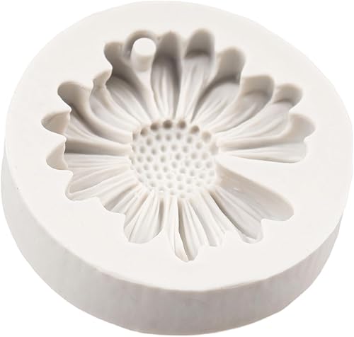 Vista 26 de Molde de silicona de flor de crisantemo, moldes para hornear pasteles de fondant, molde de caramelo de chocolate para decoración de pasteles