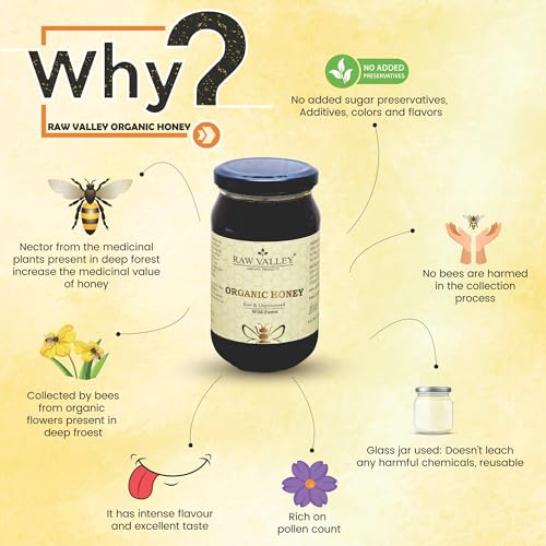Image of RAW VALLEY ORGANIC CERTIFIED HONEY Raw Unprocessed Unfiltered Unpasteurised NMR Tested Pure Honey