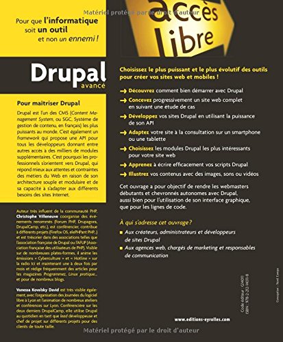 Drupal avancé: Un CMS pour développeurs