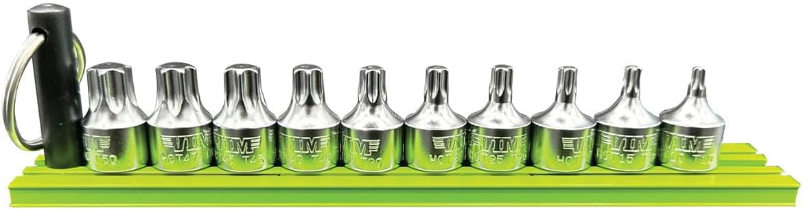 10 PIECE HALF CUT STUBBY TORX SET ON MAGRAIL