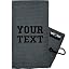 Gray Towel - Text Only