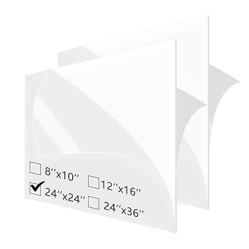 Hojas de plexiglás acrílico fundido blanco brillante de alta calidad, 18 pulgadas de grosor (0.118 in) para panel LED, letrero, proyecto de