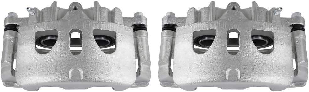 SCITOO 18B5468 18B5469 Front Left & Right Disc Brake Calipers w/Bracket Fit For Ford For Explorer 2013-2016,For Lincoln MKS 2013-2015,For Lincoln MKT 2013-2018, Double Pistons
