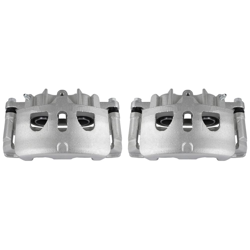 SCITOO 18B5468 18B5469 Front Left &amp; Right Disc Brake Calipers w/Bracket Fit For Ford For Explorer 2013-2016,For Lincoln MKS 2013-2015,For Lincoln MKT 2013-2018, Double Pistons