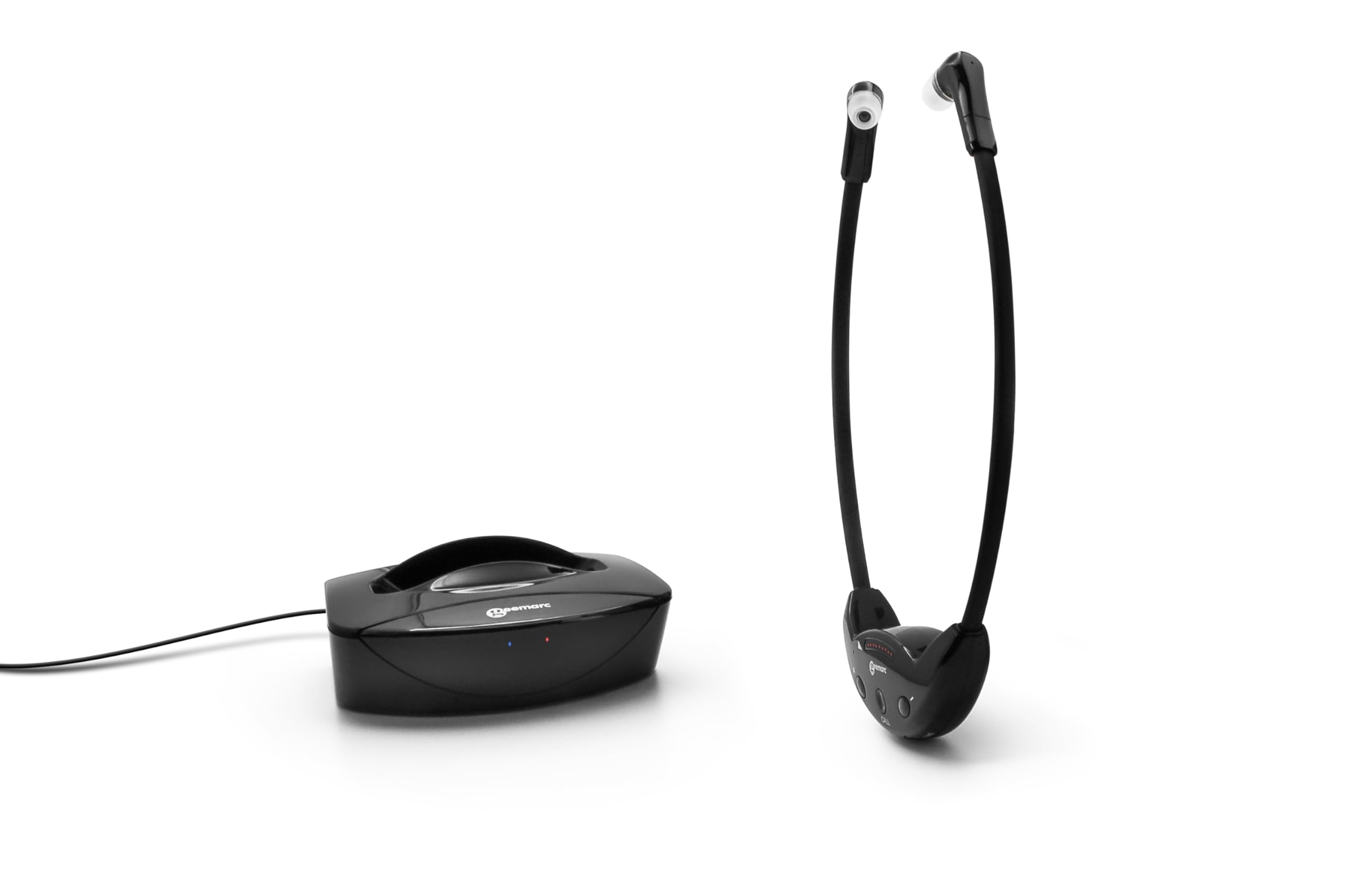 Geemarc CL7700 - Casque Audio Sans-Fil Amplifié avec Technologie Bluetooth pour Télévisions, Ordinateurs et Mobiles - Fonction Kit Main Libre - Perte Auditive Faible ou Sévère - Version FR