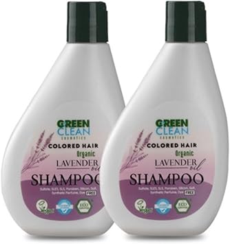 U Green Clean Green Clean Shampoo Set of 2 - Dyed Hair - Lavender 275 Ml