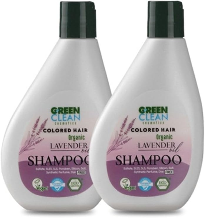 U Green Clean Green Clean Şampuan Seti 2'li - Boyalı Saçlar - Lavanta 275 Ml