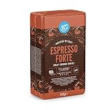 cafe 250 Gran cuerpo y intenso Marca Amazon - Happy Belly Café molido \"Espresso Forte\" (2 x 250g)