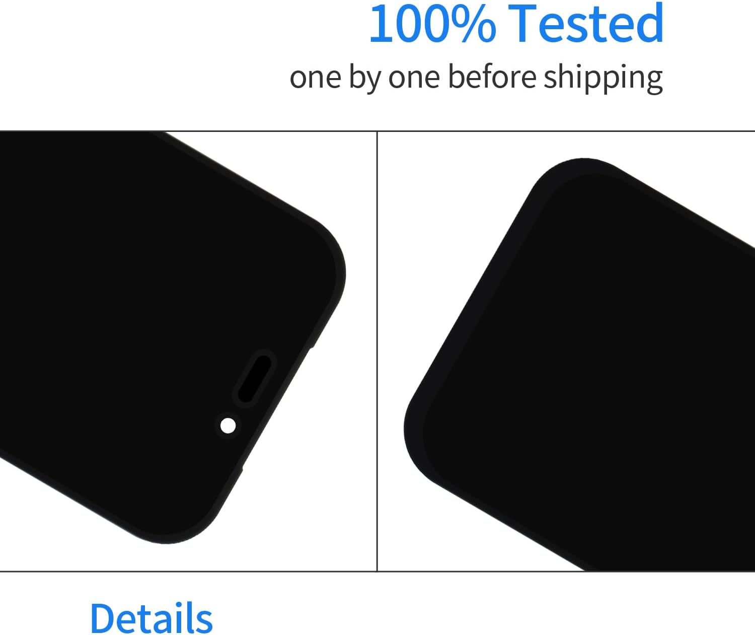 Incell LCD for iPhone 17 Pro Screen Replacement 6.3 Inch Display Digitizer Assembly No Frame, LCD Repair Part with Face ID Support for A3256/A3523/A3522/A3524 – Black image 5
