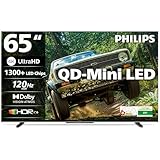 Philips 164 cm (65 inches) 4K Ultra HD QLED Smart QD-Mini LED Google TV 65MLED610/94