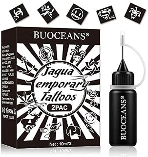 Jagua Temporary Tattoo, Tattoo Ink kit, Semi Permanent Tattoo Freehand Paste/Ink, Organic Jagua