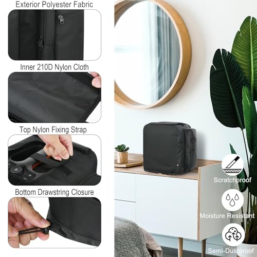 TXEsign Speaker Cover Protective Speaker Case for JBL PartyBox Encore Essential Party Speaker, Replacement Speaker Slip Cover with Side Microphone Storage Bag Accessories Bag - Thumbnail 3
