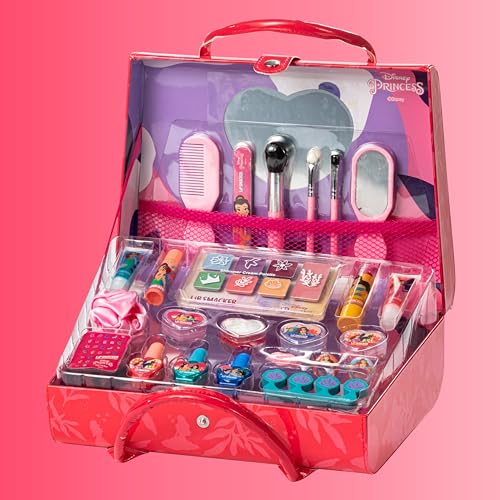 Lip Smacker Disney Princess estuche de viaje con maquillaje de ojos y pelo infantil 3