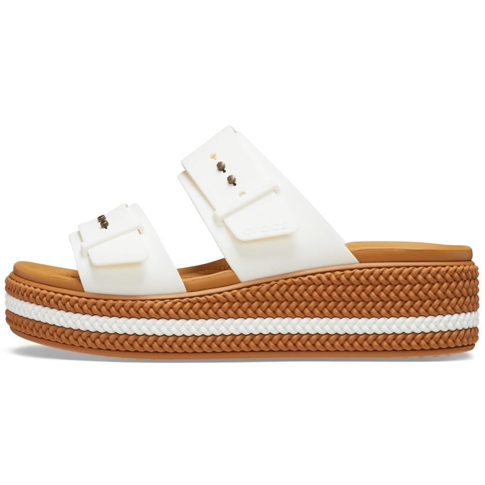 Crocs Damen Brooklyn Woven Buckle Sandals flür Erwachsene