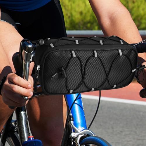 Sacoche de guidon de vélo étanche sac de rangement pliable pour téléphone - 3