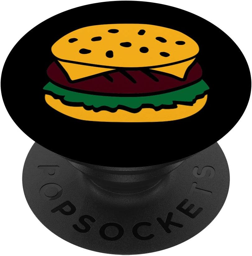 Cheeseburger PopSockets PopGrip: Swappable Grip for Phones & Tablets