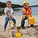 Big Dig Outdoor Toy Excavator Digger Playset w/ 360 Rotation for Kids Ages 3 & Up, Yellow