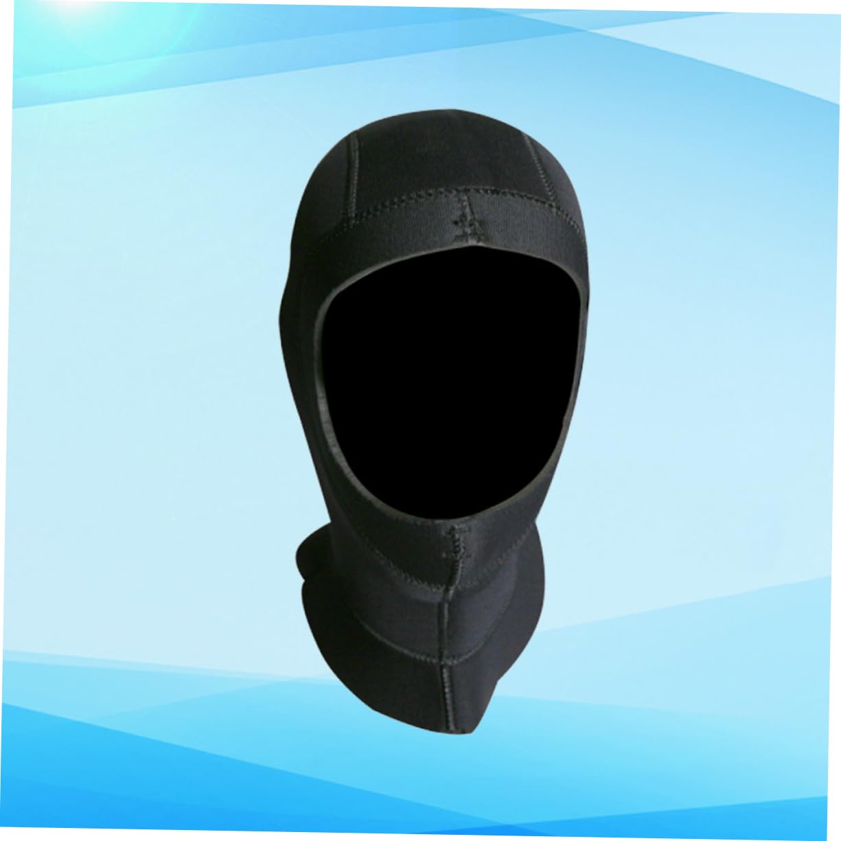 Cubierta de la Cabeza de Buceo Gorro de Neopreno Sombreros de Hombre equipados bucear Impermeables Gorro de esnórquel Capucha de Buceo Black