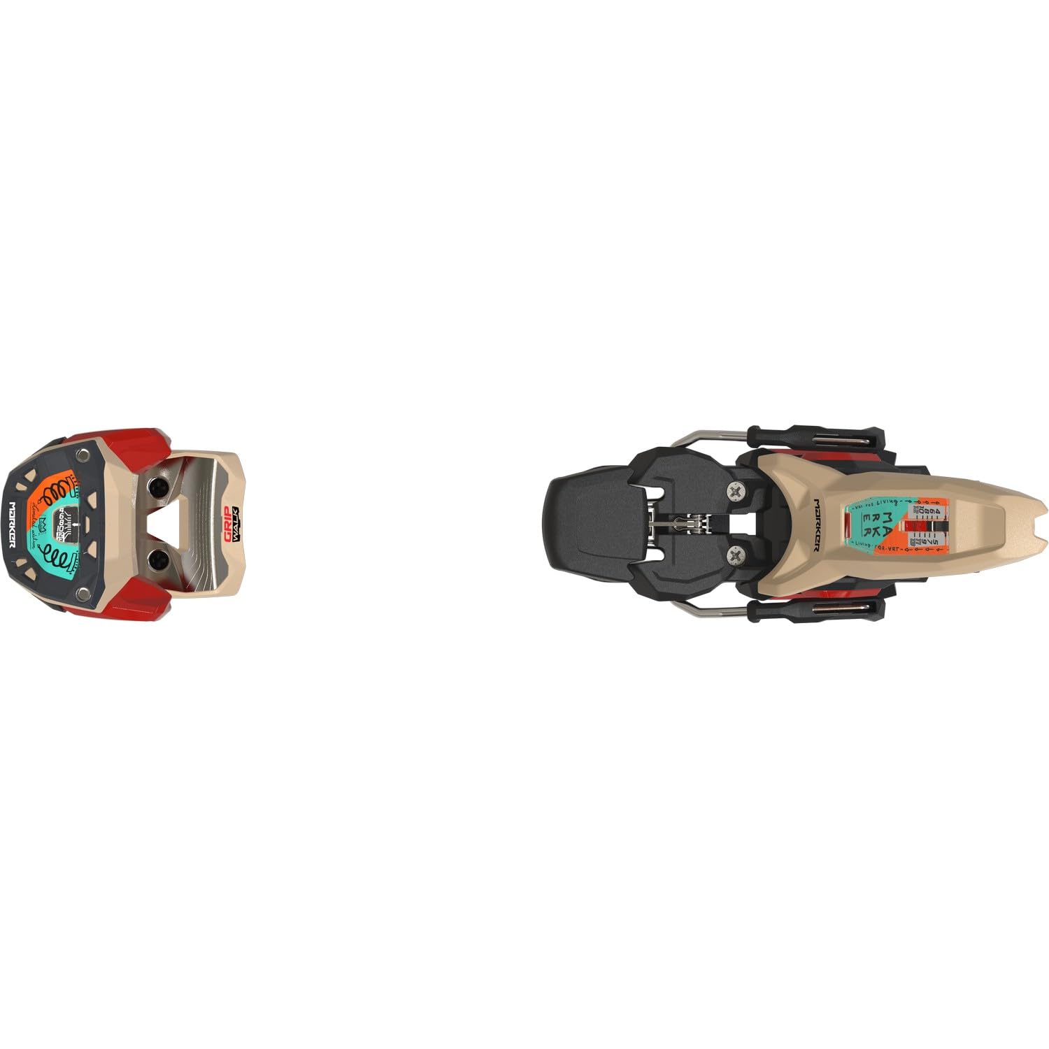Marker - Fixations De Ski Griffon X 13 Mwerks 90mm Beige Red - Homme - Taille Taille Unique - Beige